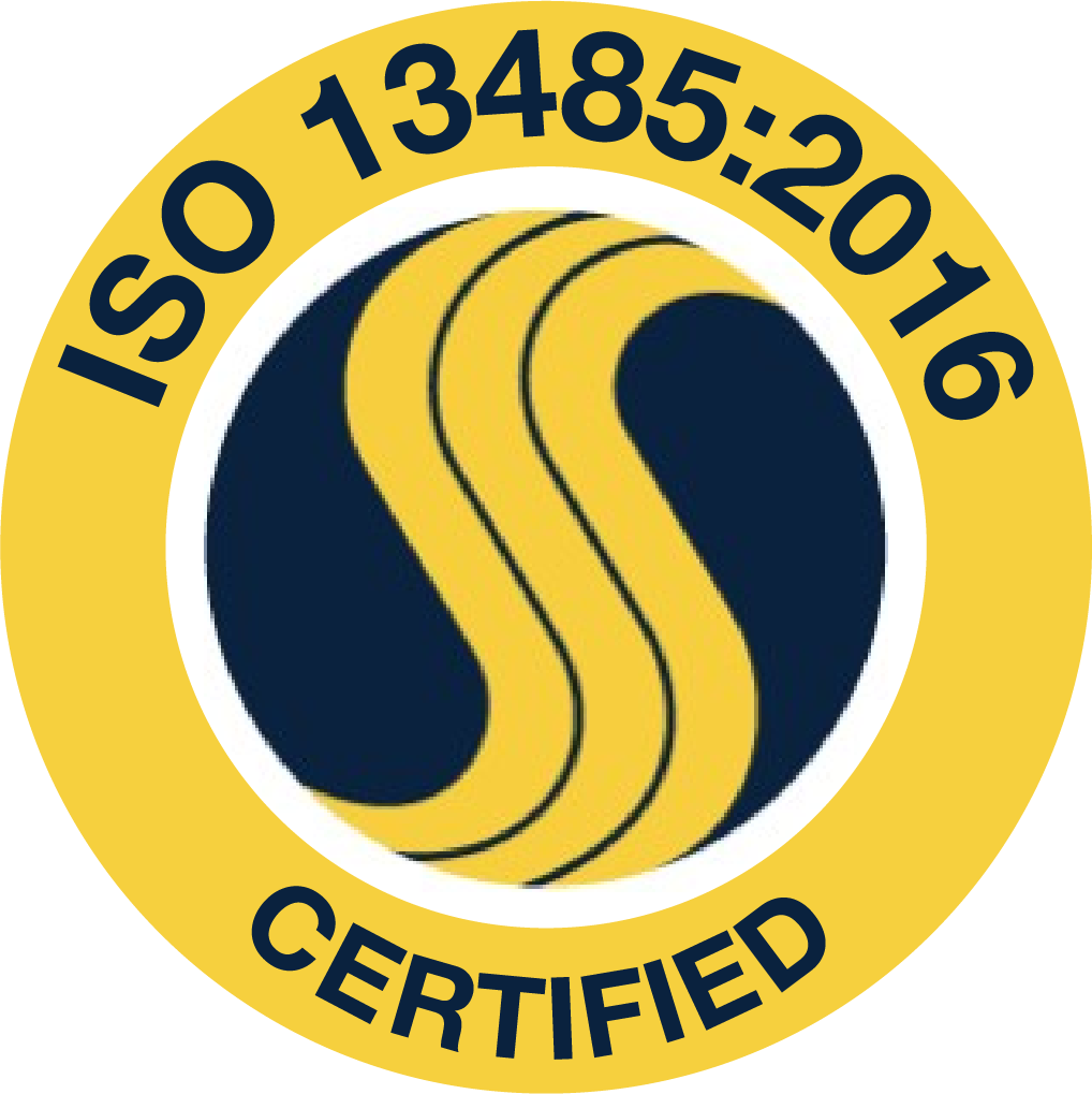 ISO 13485:2016 Certified