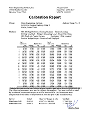 Calibration Report